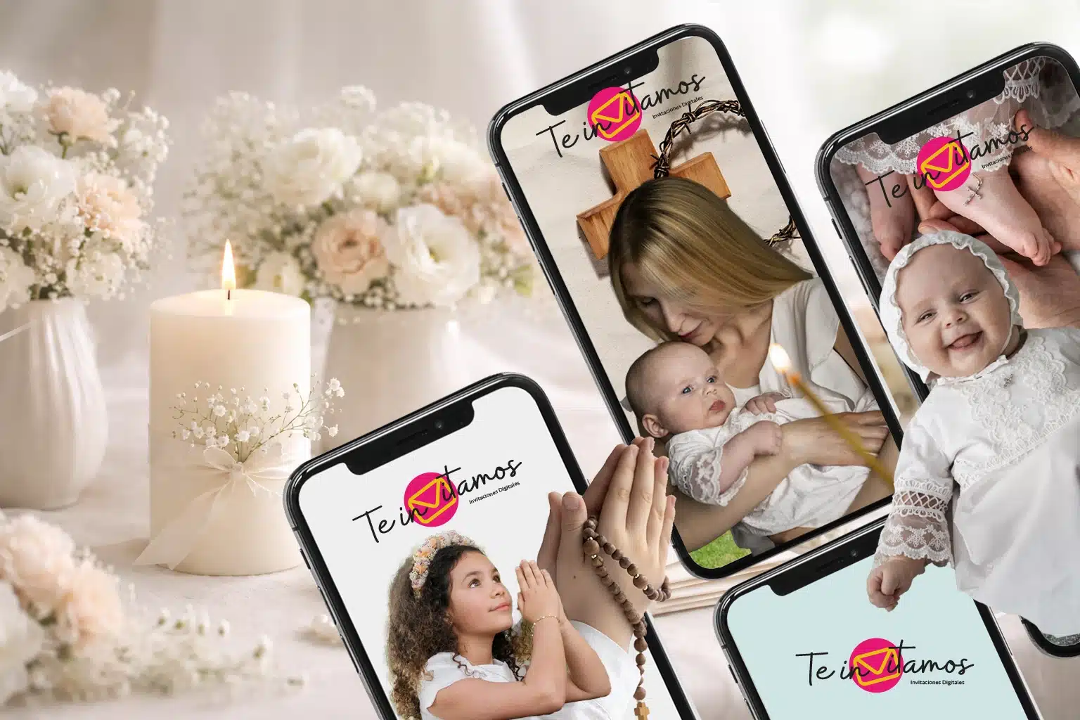 Invitaciones Bautizos y Eventos